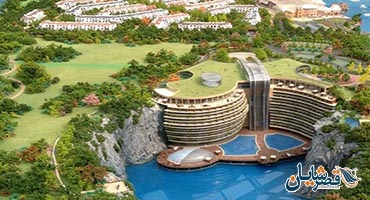 ساخت بزرگترین هتل دنیا در گودال